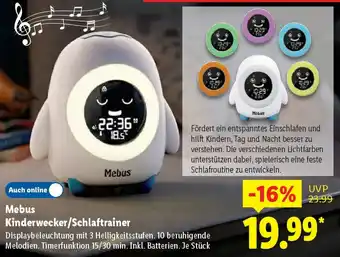 Lidl Mebus Kinderwecker/Schlaftrainer Angebot