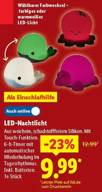 Lidl LED-Nachtlicht Angebot