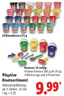 Lidl Playtive Knetsortiment Angebot