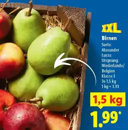 Lidl Birnen Angebot