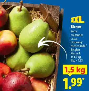 Lidl Birnen Angebot