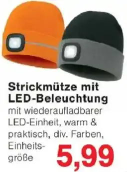 Jawoll Strickmütze mit LED-Beleuchtung Angebot