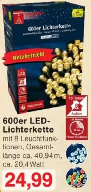 Jawoll 600er LED-Lichterkette Angebot