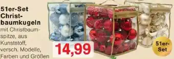 Jawoll 51er-Set Christbaumkugeln Angebot
