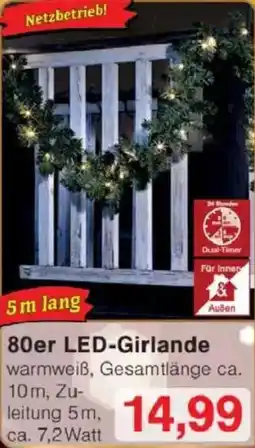 Jawoll 80er LED-Girlande Angebot