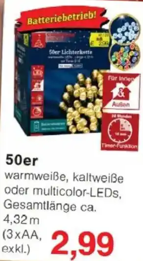 Jawoll 50er Lichterkette Angebot