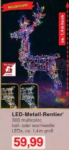 Jawoll LED-Metall-Rentier Angebot