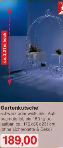 Jawoll Gartenkutsche Angebot