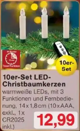 Jawoll 10er-Set LED-Christbaumkerzen Angebot