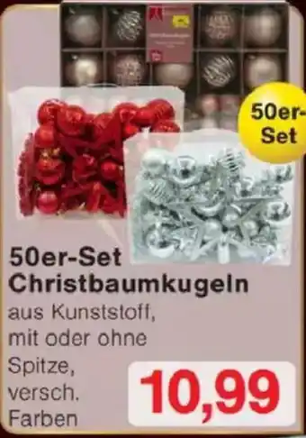 Jawoll 50er-Set Christbaumkugeln Angebot