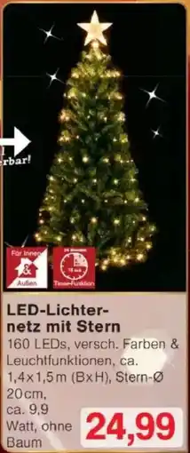 Jawoll LED-Lichternetz mit Stern Angebot