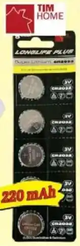 Jawoll TIM HOME Lithium Knopfzellen Angebot