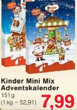 Jawoll Kinder Mini Mix Adventskalender Angebot