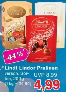 Jawoll Lindt Lindor Pralinen Angebot