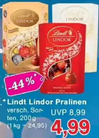 Jawoll Lindt Lindor Pralinen Angebot