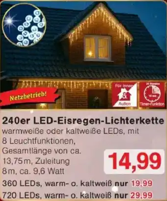 Jawoll 240er LED-Eisregen-Lichterkette Angebot