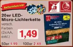 Jawoll 20er LED Micro-Lichterkette Angebot
