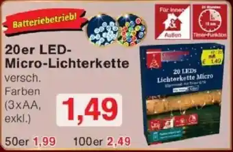 Jawoll 20er LED Micro-Lichterkette Angebot