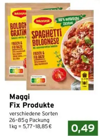 CAP Markt Maggi Fix Produkte Angebot