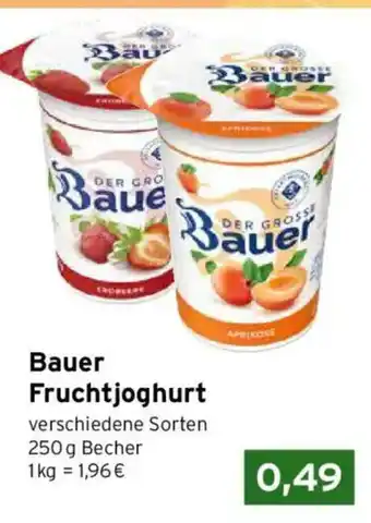 CAP Markt Bauer Fruchtjoghurt Angebot
