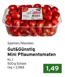 CAP Markt Gut&Günstig Mini Pflaumentomaten Angebot