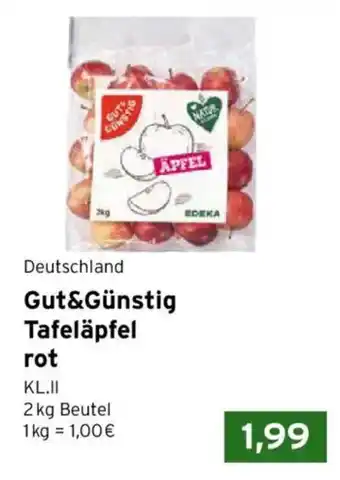 CAP Markt Gut&Günstig Tafeläpfel Angebot