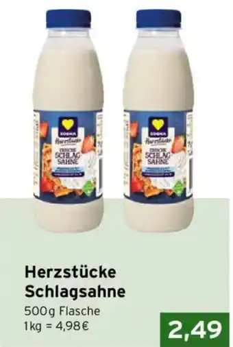 CAP Markt Herzstücke Schlagsahne Angebot