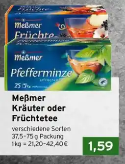 CAP Markt Meẞmer Kräuter oder Früchtetee Angebot