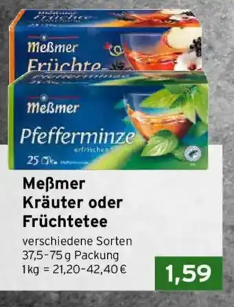 CAP Markt Meẞmer Kräuter oder Früchtetee Angebot