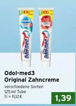 CAP Markt Odol-med3 Original Zahncreme Angebot
