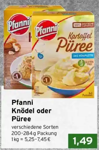 CAP Markt Pfanni Knödel oder Püree Angebot