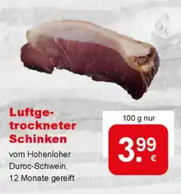 CAP Markt Luftge- trockneter Schinken Angebot