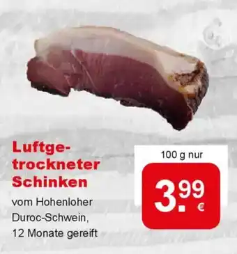CAP Markt Luftge- trockneter Schinken Angebot