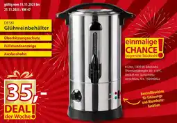 Sonderpreis Baumarkt DESKI Glühweinbehälter Angebot
