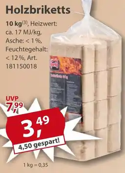 Sonderpreis Baumarkt Holzbriketts Angebot