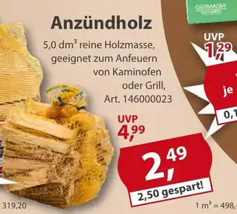 Sonderpreis Baumarkt Anzündholz Angebot