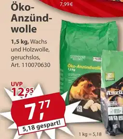 Sonderpreis Baumarkt Öko- Anzündwolle Angebot