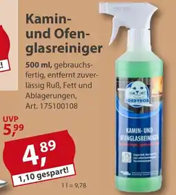Sonderpreis Baumarkt Kamin- und Ofenglasreiniger Angebot