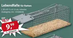 Sonderpreis Baumarkt Lebendfalle für Ratten Angebot