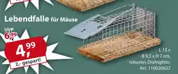 Sonderpreis Baumarkt Lebendfalle für Mäuse Angebot