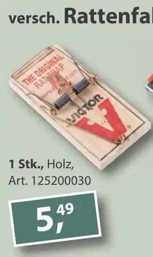 Sonderpreis Baumarkt versch. Rattenfallen Angebot