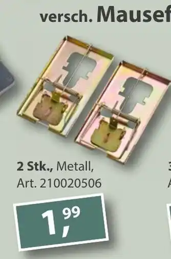 Sonderpreis Baumarkt versch. Mausefallen Angebot
