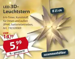 Sonderpreis Baumarkt LED-3D- Leuchtstern Angebot