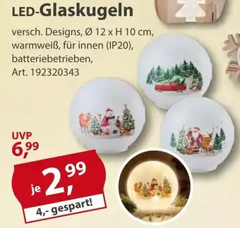 Sonderpreis Baumarkt LED-Glaskugeln Angebot