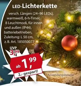 Sonderpreis Baumarkt LED-Lichterkette Angebot