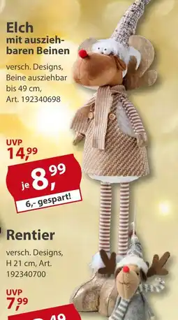 Sonderpreis Baumarkt Elch mit ausziehbaren Beinen Angebot