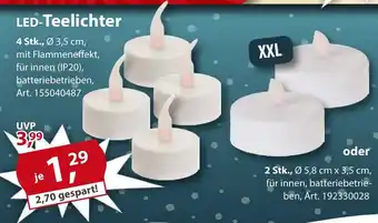 Sonderpreis Baumarkt LED-Teelichter Angebot