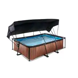 Netto Marken-Discount EXIT Frame Pool 220x150x65cm mit Filterpumpe und Sonnensegel, versch. Ausführungen Angebot