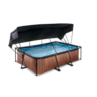 Netto Marken-Discount EXIT Frame Pool 220x150x65cm mit Filterpumpe und Sonnensegel, versch. Ausführungen Angebot