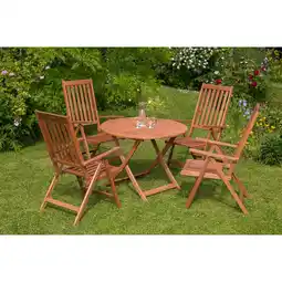 Netto Marken-Discount Merxx Gartenmöbelset Vitoria Klapptisch rund Angebot